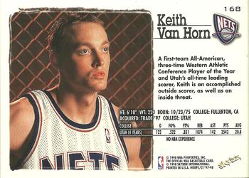 1997-98 Hoops #168 Keith Van Horn Back
