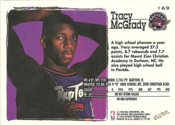 1997-98 Hoops #169 Tracy McGrady Back