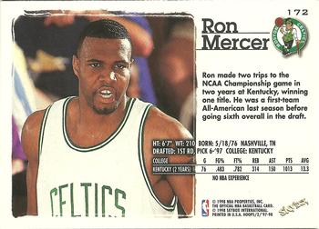 1997-98 Hoops #172 Ron Mercer Back