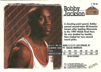 1997-98 Hoops #195 Bobby Jackson Back
