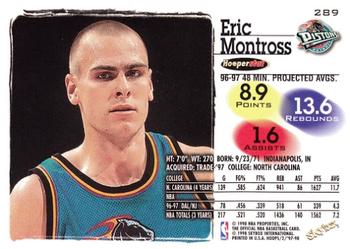 1997-98 Hoops #289 Eric Montross Back