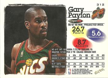1997-98 Hoops #312 Gary Payton Back