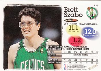 1997-98 Hoops #16 Brett Szabo Back