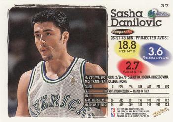 1997-98 Hoops #37 Sasha Danilovic Back