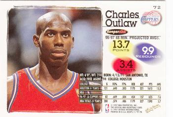 1997-98 Hoops #72 Charles Outlaw Back