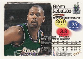 1997-98 Hoops #91 Glenn Robinson Back
