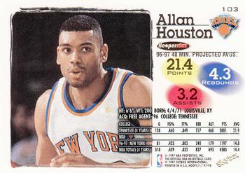 1997-98 Hoops #103 Allan Houston Back