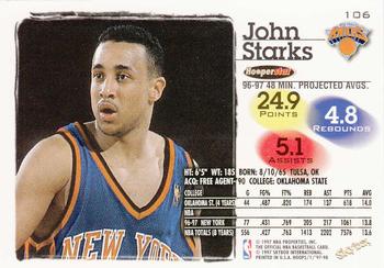 1997-98 Hoops #106 John Starks Back