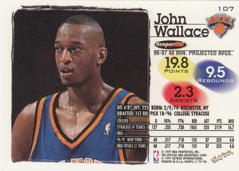 1997-98 Hoops #107 John Wallace Back