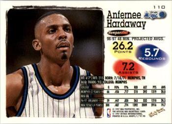 1997-98 Hoops #110 Anfernee Hardaway Back