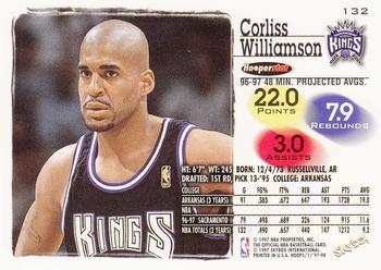 1997-98 Hoops #132 Corliss Williamson Back