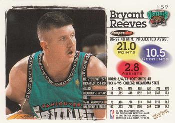 1997-98 Hoops #157 Bryant Reeves Back