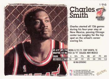 1997-98 Hoops #196 Charles Smith Back
