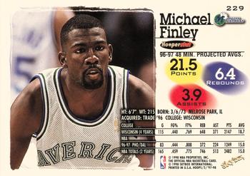 1997-98 Hoops #229 Michael Finley Back