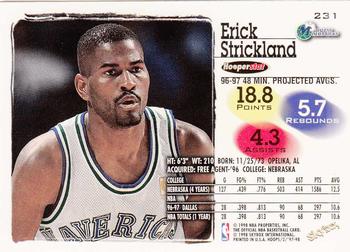 1997-98 Hoops #231 Erick Strickland Back