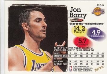 1997-98 Hoops #256 Jon Barry Back