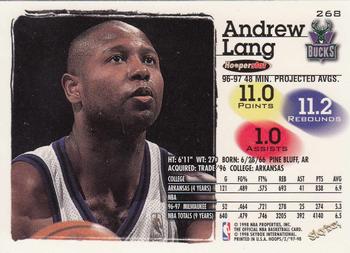 1997-98 Hoops #268 Andrew Lang Back