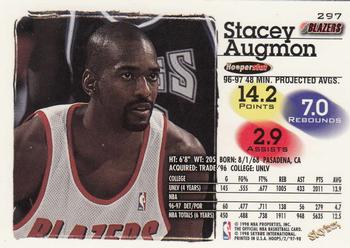 1997-98 Hoops #297 Stacey Augmon Back