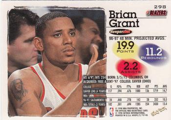 1997-98 Hoops #298 Brian Grant Back