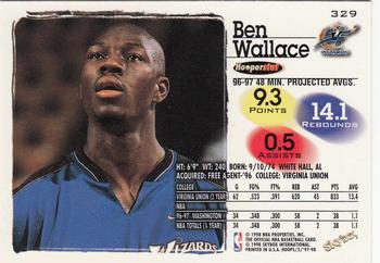 1997-98 Hoops #329 Ben Wallace Back