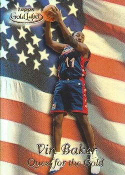 1999-00 Topps Gold Label - Quest for the Gold #Q9 Vin Baker Front