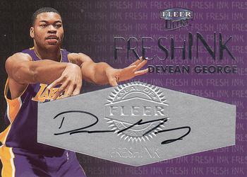 1999-00 Ultra - Fresh Ink #NNO Devean George Front