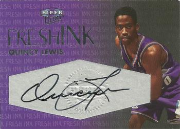 1999-00 Ultra - Fresh Ink #NNO Quincy Lewis Front
