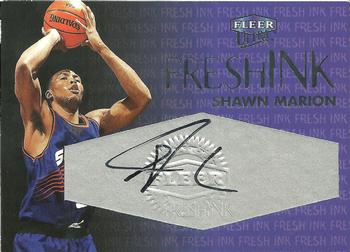 1999-00 Ultra - Fresh Ink #NNO Shawn Marion Front