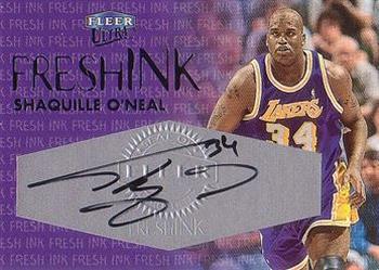 1999-00 Ultra - Fresh Ink #NNO Shaquille O'Neal Front