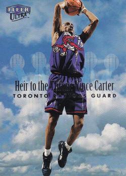 1999-00 Ultra - Heir to the Throne #5 HT Vince Carter Front