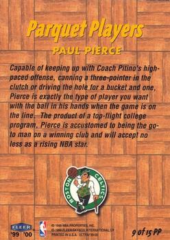 1999-00 Ultra - Parquet Players #9 PP Paul Pierce Back