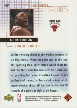 1999-00 Upper Deck - Cool Air #MJ1 Michael Jordan Back