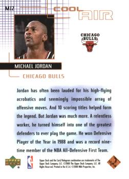 1999-00 Upper Deck - Cool Air #MJ2 Michael Jordan Back