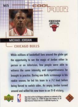 1999-00 Upper Deck - Cool Air #MJ5 Michael Jordan Back