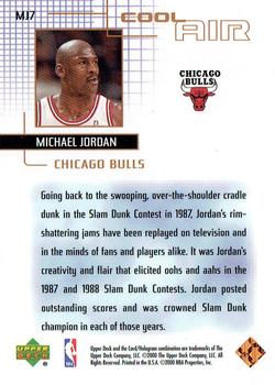 1999-00 Upper Deck - Cool Air #MJ7 Michael Jordan Back