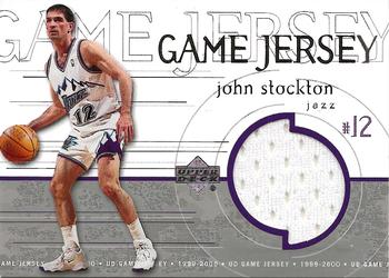 1999-00 Upper Deck - Game Jerseys #GJ6 John Stockton Front