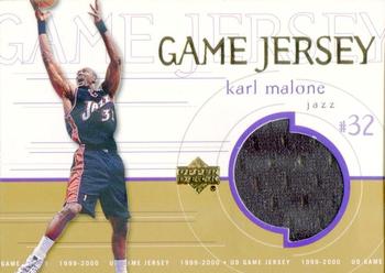 1999-00 Upper Deck - Game Jerseys #GJ20 Karl Malone Front