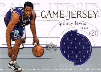 1999-00 Upper Deck - Game Jerseys #GJ29 Quincy Lewis Front