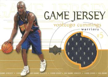 1999-00 Upper Deck - Game Jerseys #GJ52 Vonteego Cummings Front