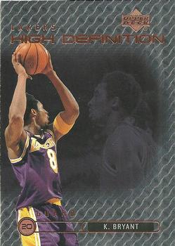 1999-00 Upper Deck - High Definition #HD 8 Kobe Bryant Front