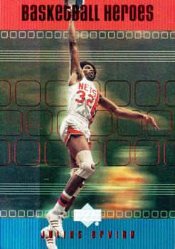 1999-00 Upper Deck - Basketball Heroes: Julius Erving #H48 Julius Erving Front