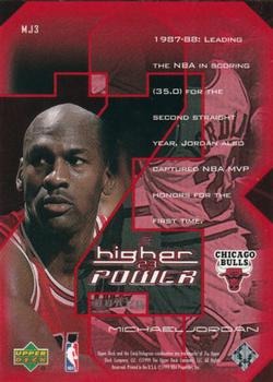 1999-00 Upper Deck - MJ: A Higher Power #MJ3 Michael Jordan Back