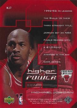 1999-00 Upper Deck - MJ: A Higher Power #MJ7 Michael Jordan Back