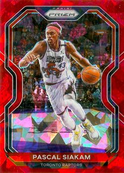 2020-21 Panini Prizm - Red Ice Prizms #134 Pascal Siakam Front