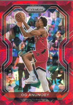 2020-21 Panini Prizm - Red Ice Prizms #211 OG Anunoby Front