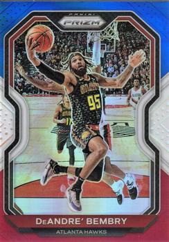2020-21 Panini Prizm - Red, White and Blue Prizms #11 DeAndre' Bembry Front