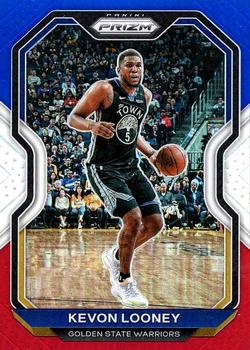 2020-21 Panini Prizm - Red, White and Blue Prizms #34 Kevon Looney Front