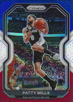 2020-21 Panini Prizm - Red, White and Blue Prizms #66 Patty Mills Front