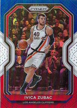 2020-21 Panini Prizm - Red, White and Blue Prizms #196 Ivica Zubac Front