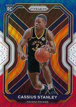 2020-21 Panini Prizm - Red, White and Blue Prizms #285 Cassius Stanley Front